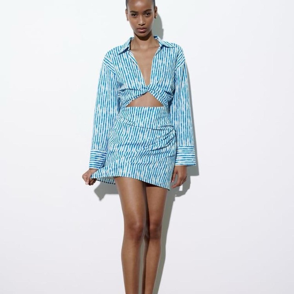 Zara Linen Blend Dress